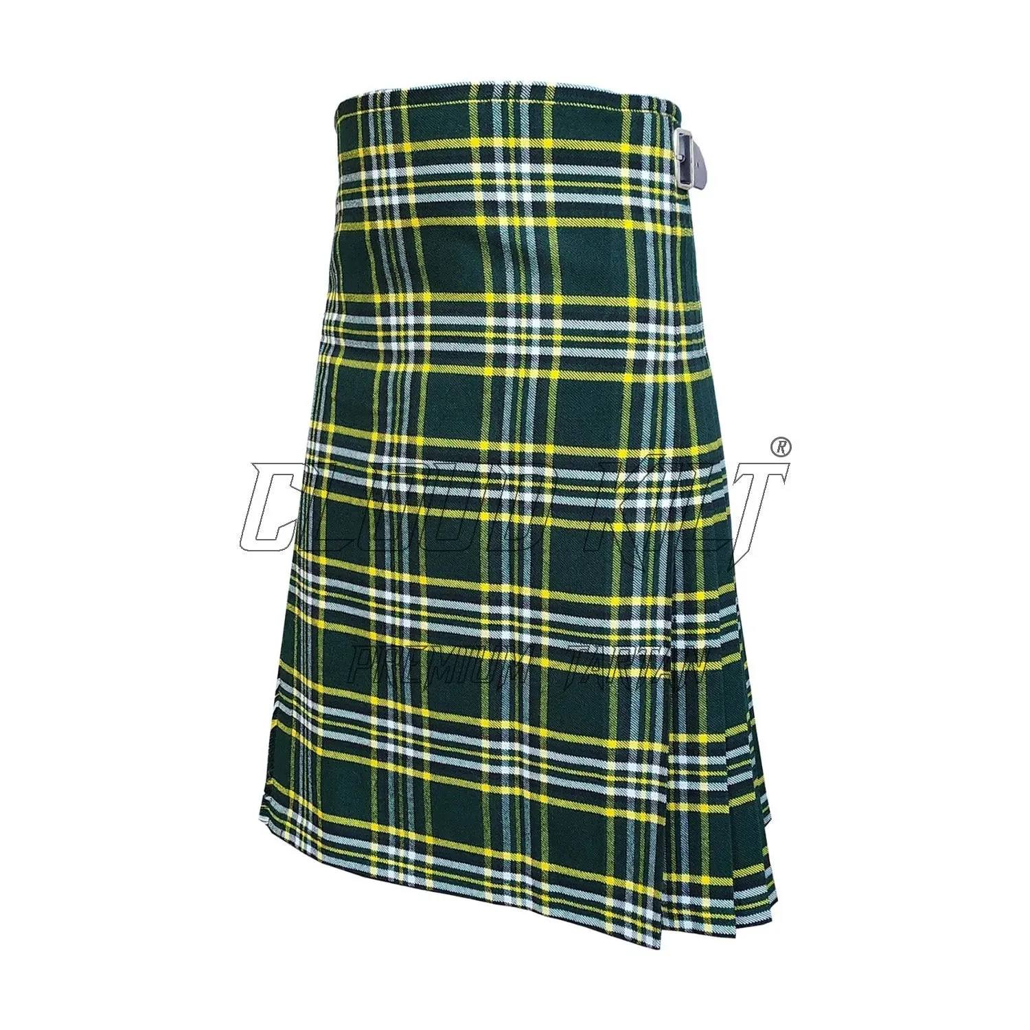 Dark Irish Green Tartan Kilt