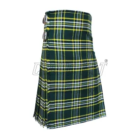 Dark Irish Green Tartan Kilt