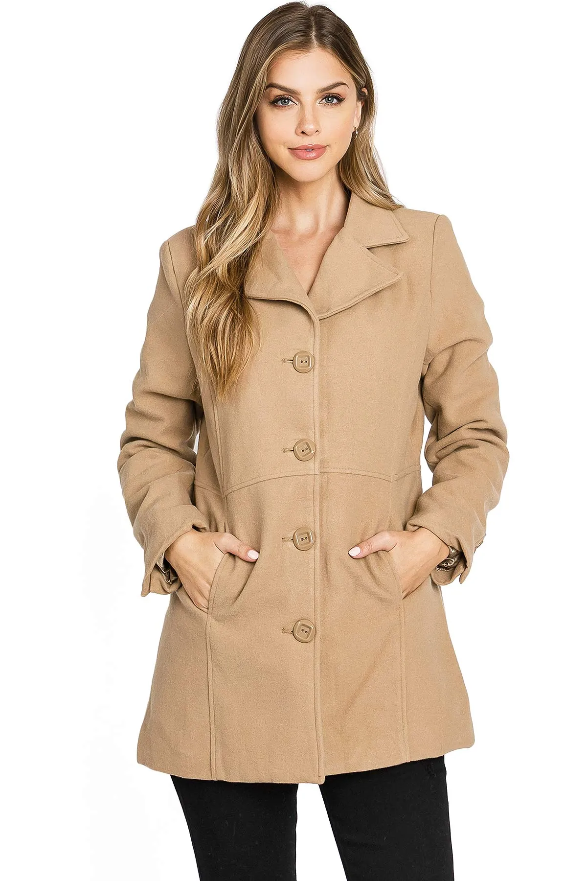 Defined Midi Coat