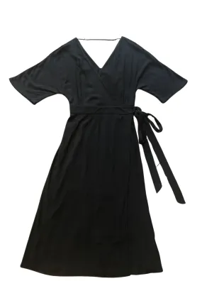 Diana Dress in Black Crepe