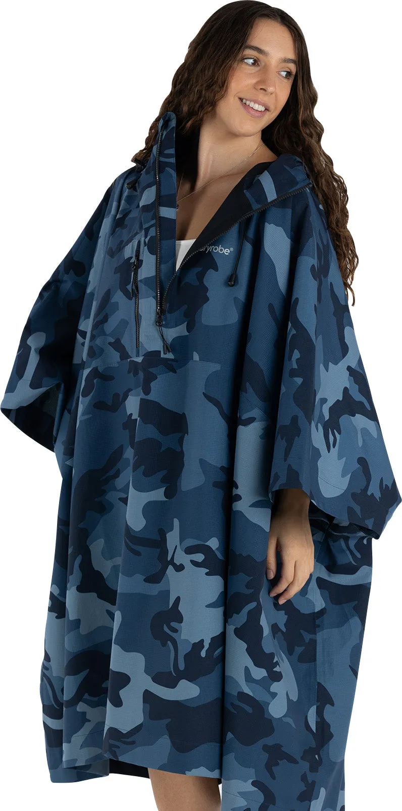 Dryrobe Waterproof Poncho - Blue