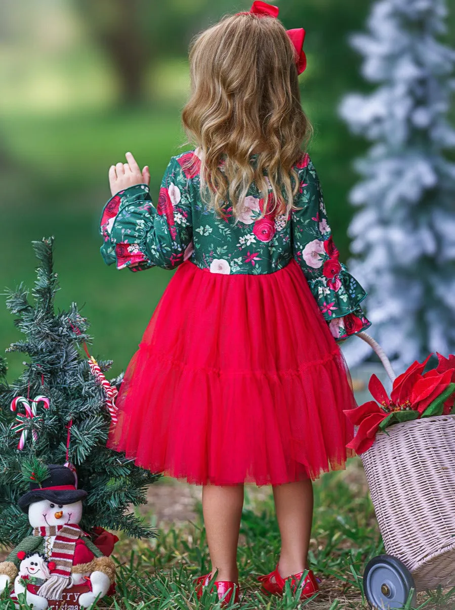 Florals For The Holidays Tutu Dress