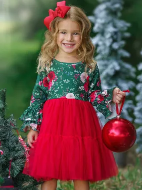 Florals For The Holidays Tutu Dress