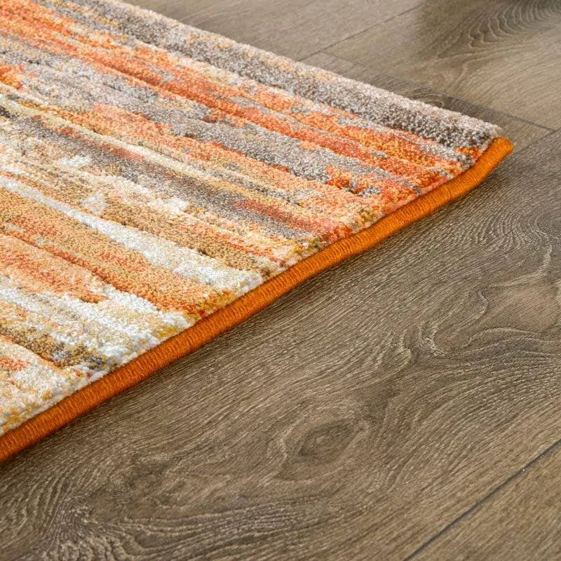 Galleria Orange Rug - Multiple Sizes