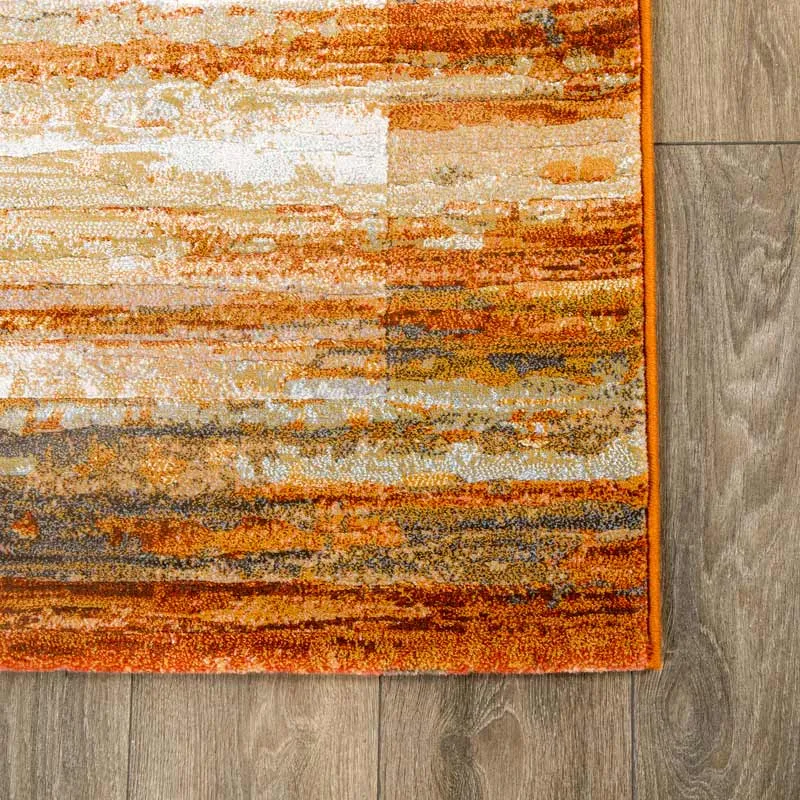 Galleria Orange Rug - Multiple Sizes