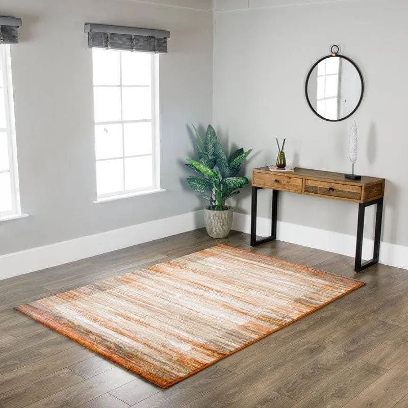 Galleria Orange Rug - Multiple Sizes