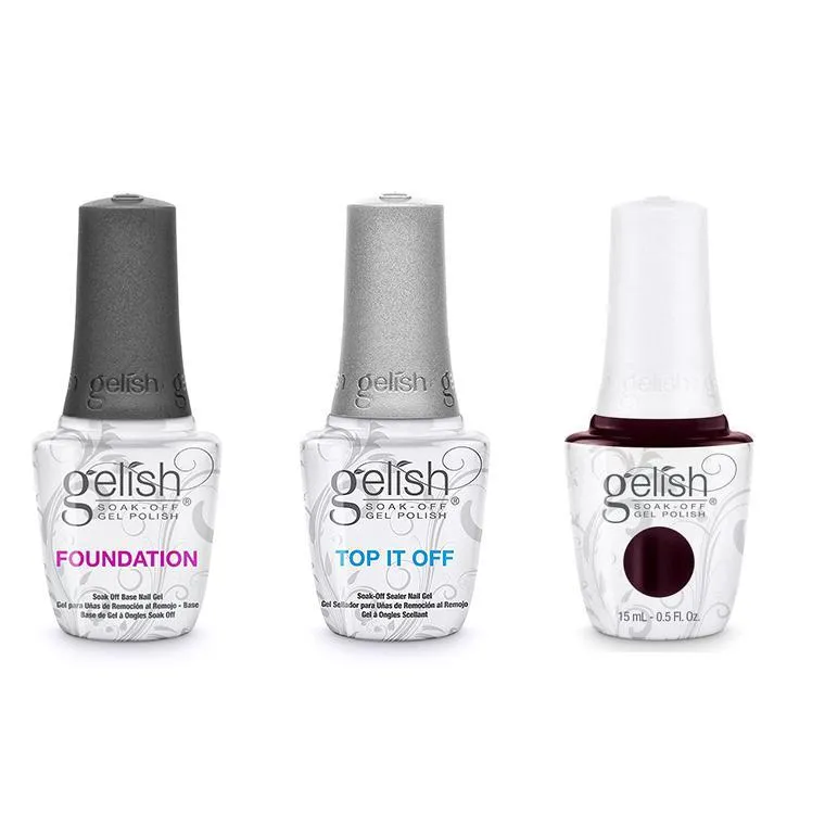 Gelish Combo - Base, Top & A Little Naughty