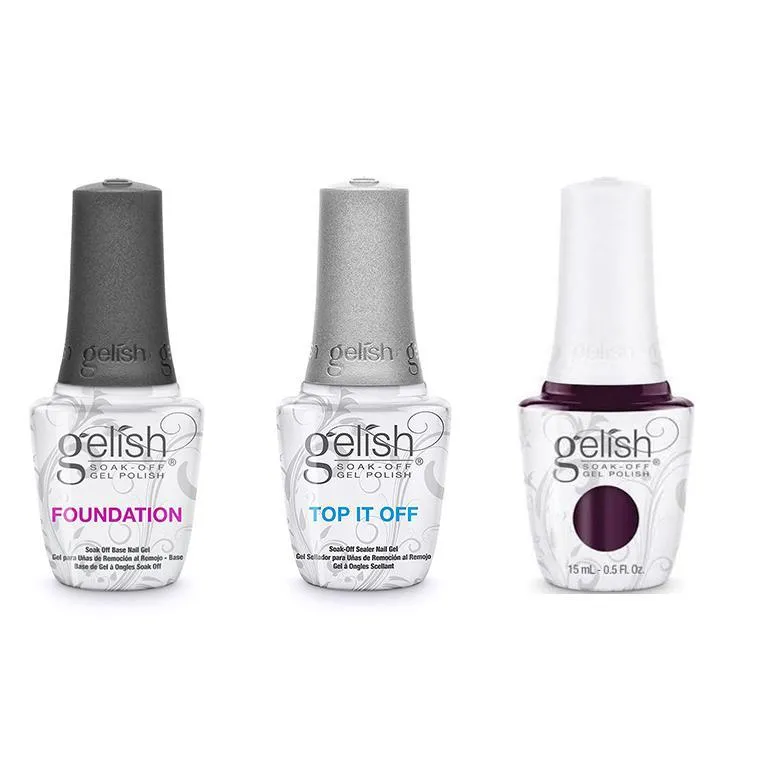 Gelish Combo - Base, Top & Love Me Like A Vamp