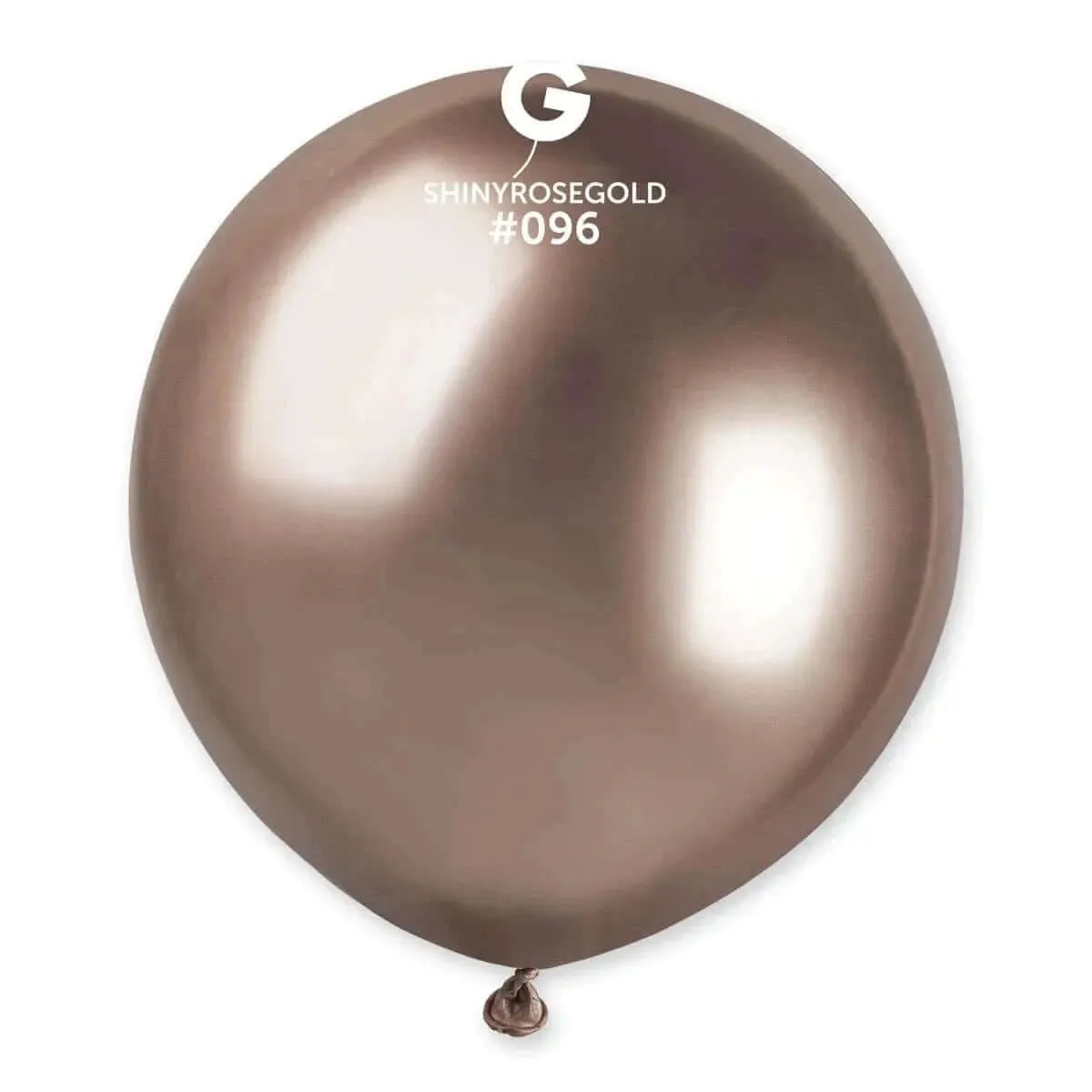 Gemar - 19" Shiny Rose Gold Latex Balloons #096 (25pcs)