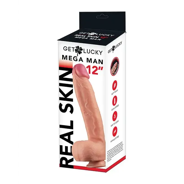 Get Lucky 12" Real Skin Series Mega Man - Flesh