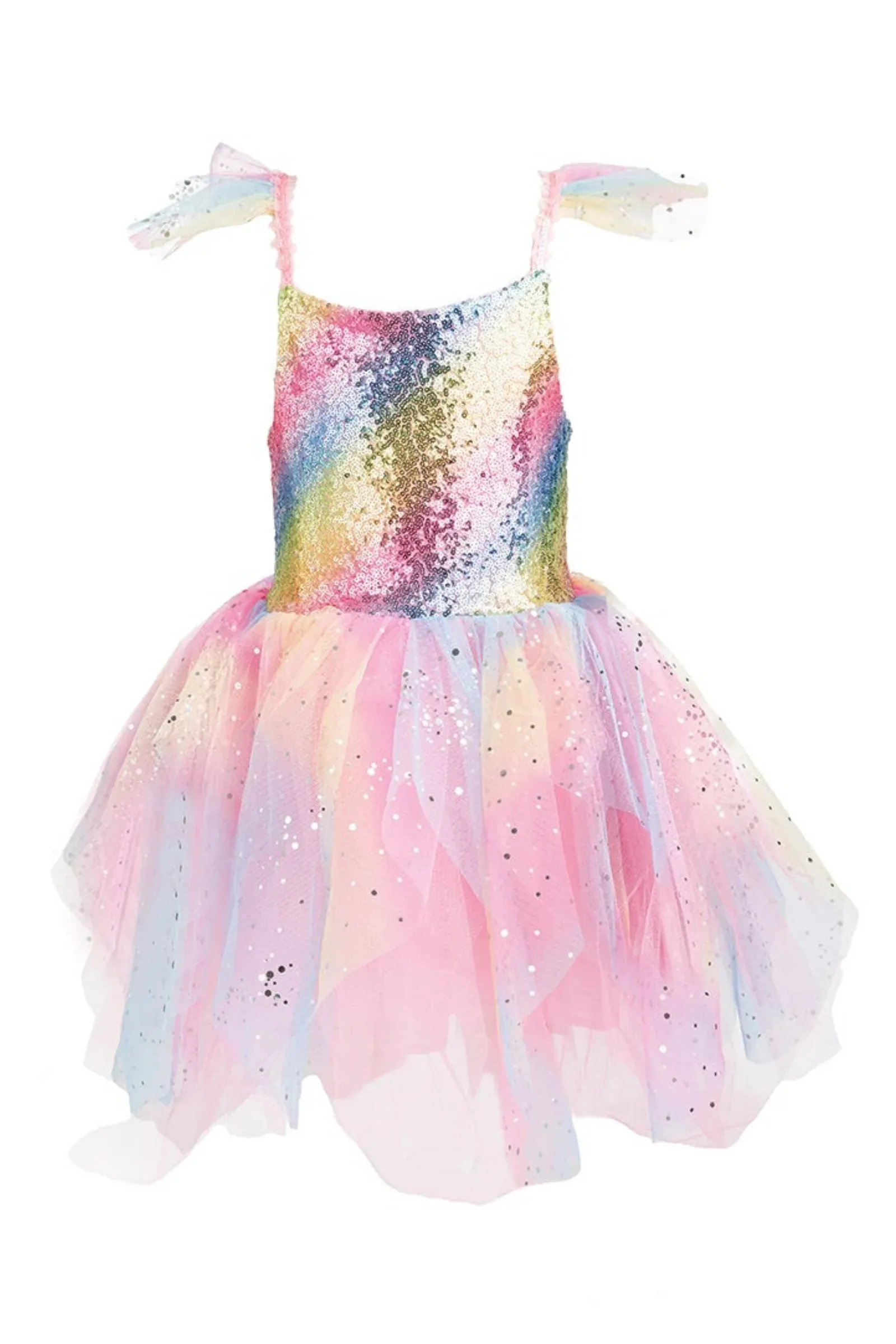 Great Pretenders Rainbow Fairy Dress & Wings Size 5/6