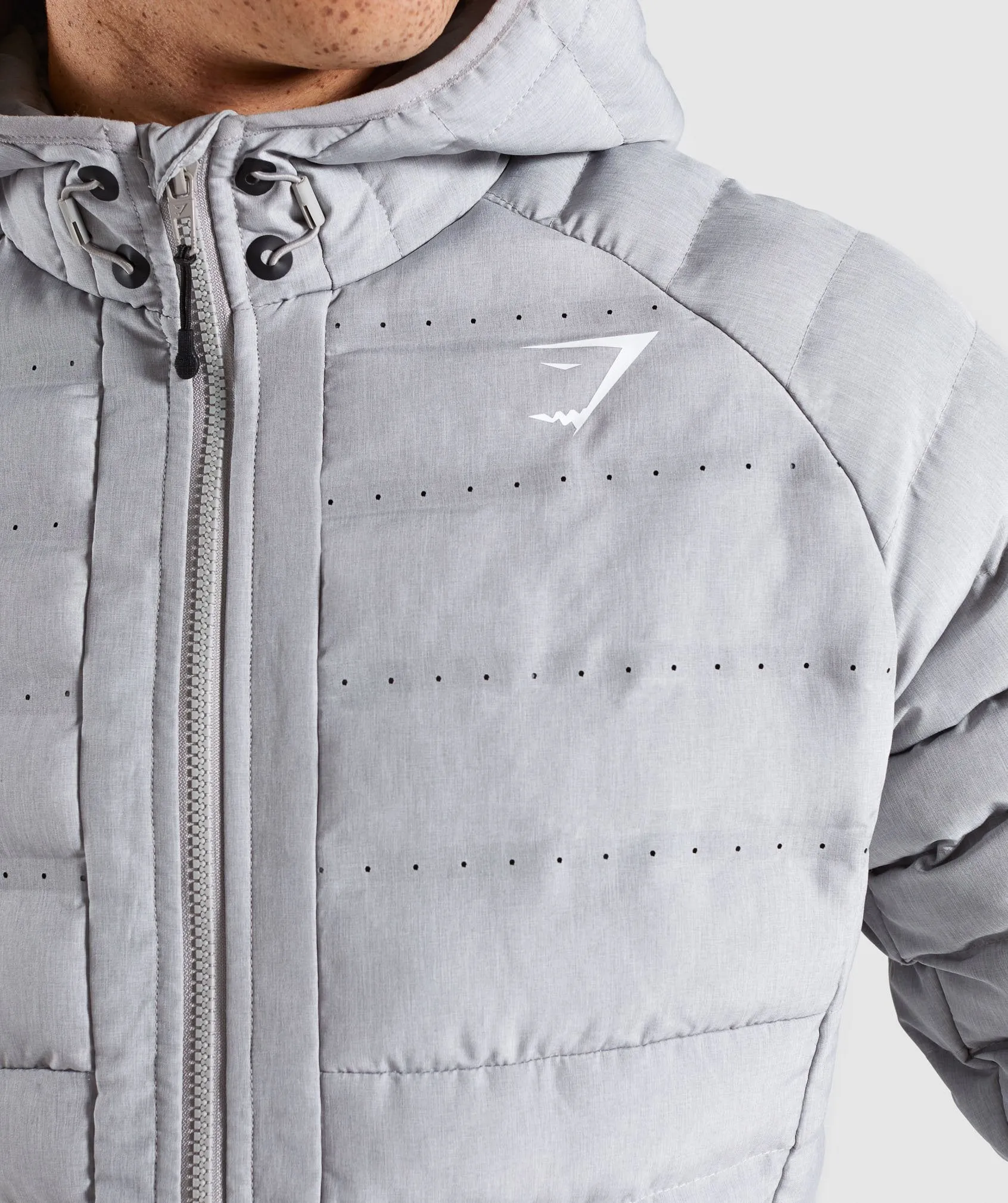 Gymshark Sector Jacket V2 - Light Grey