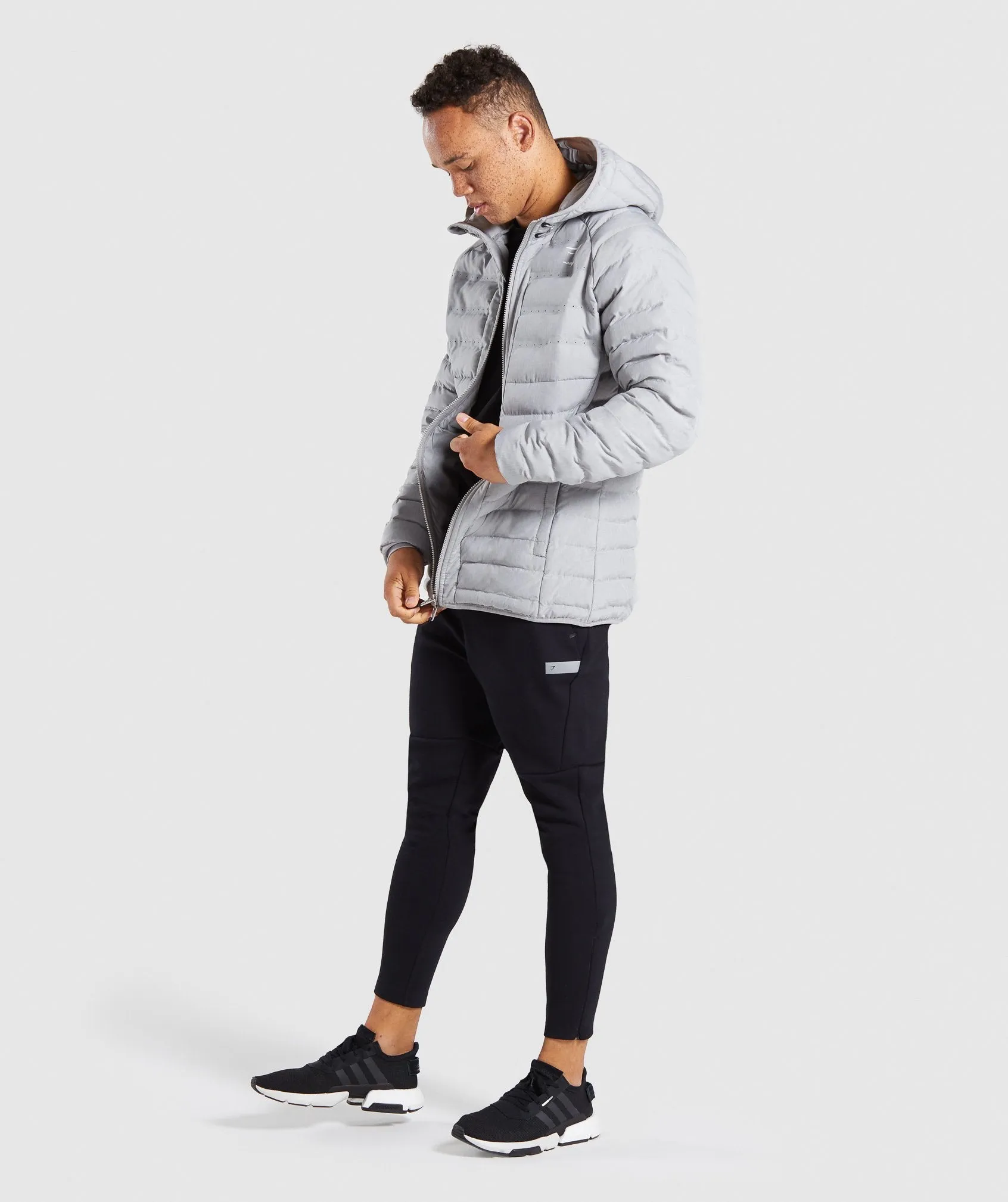 Gymshark Sector Jacket V2 - Light Grey