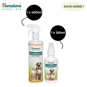 Himalaya Fresh Coat No Rinse Spray for Dogs and Cats Combo (Set of 2)