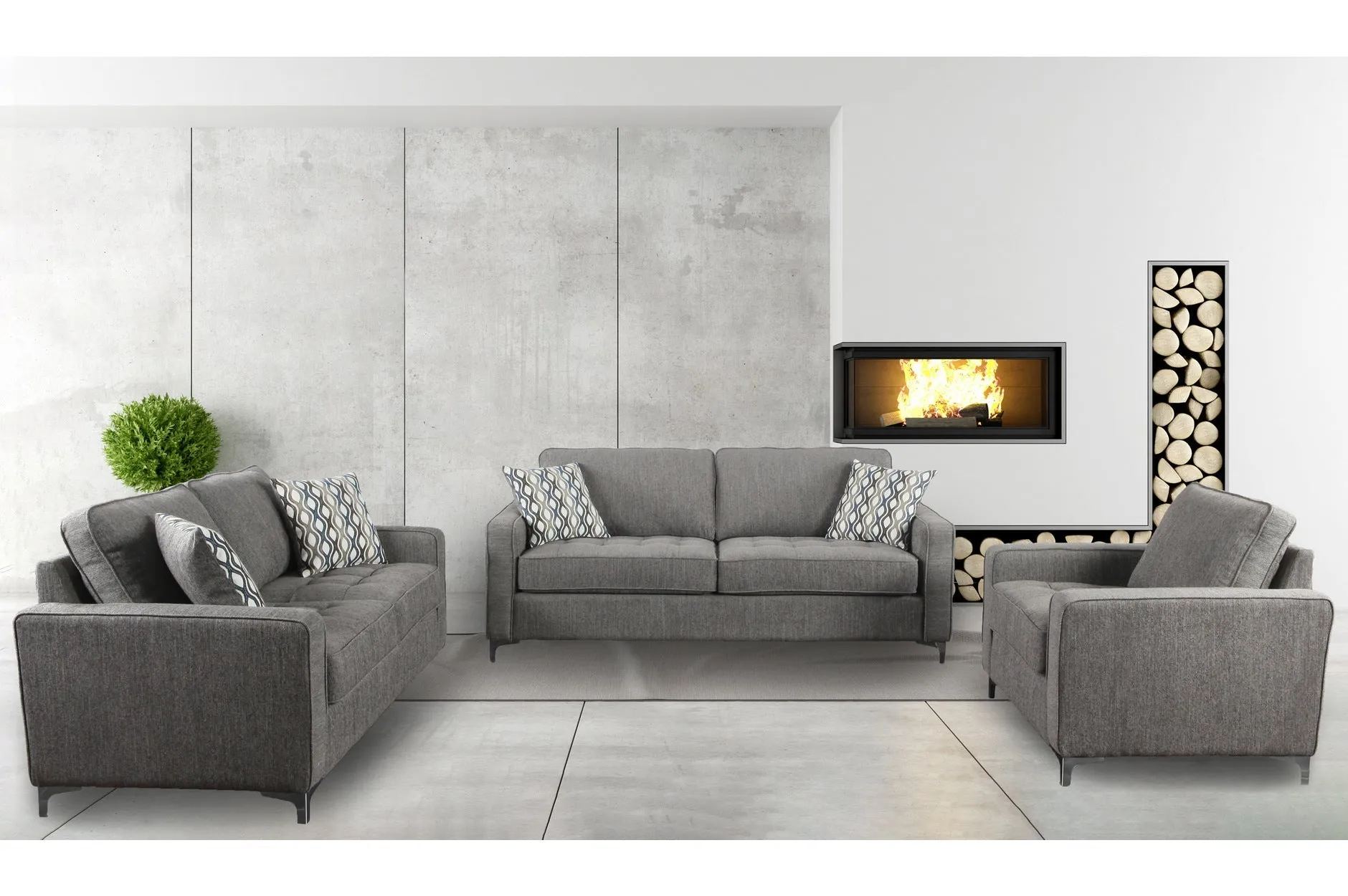 Hudson Collection Living Set