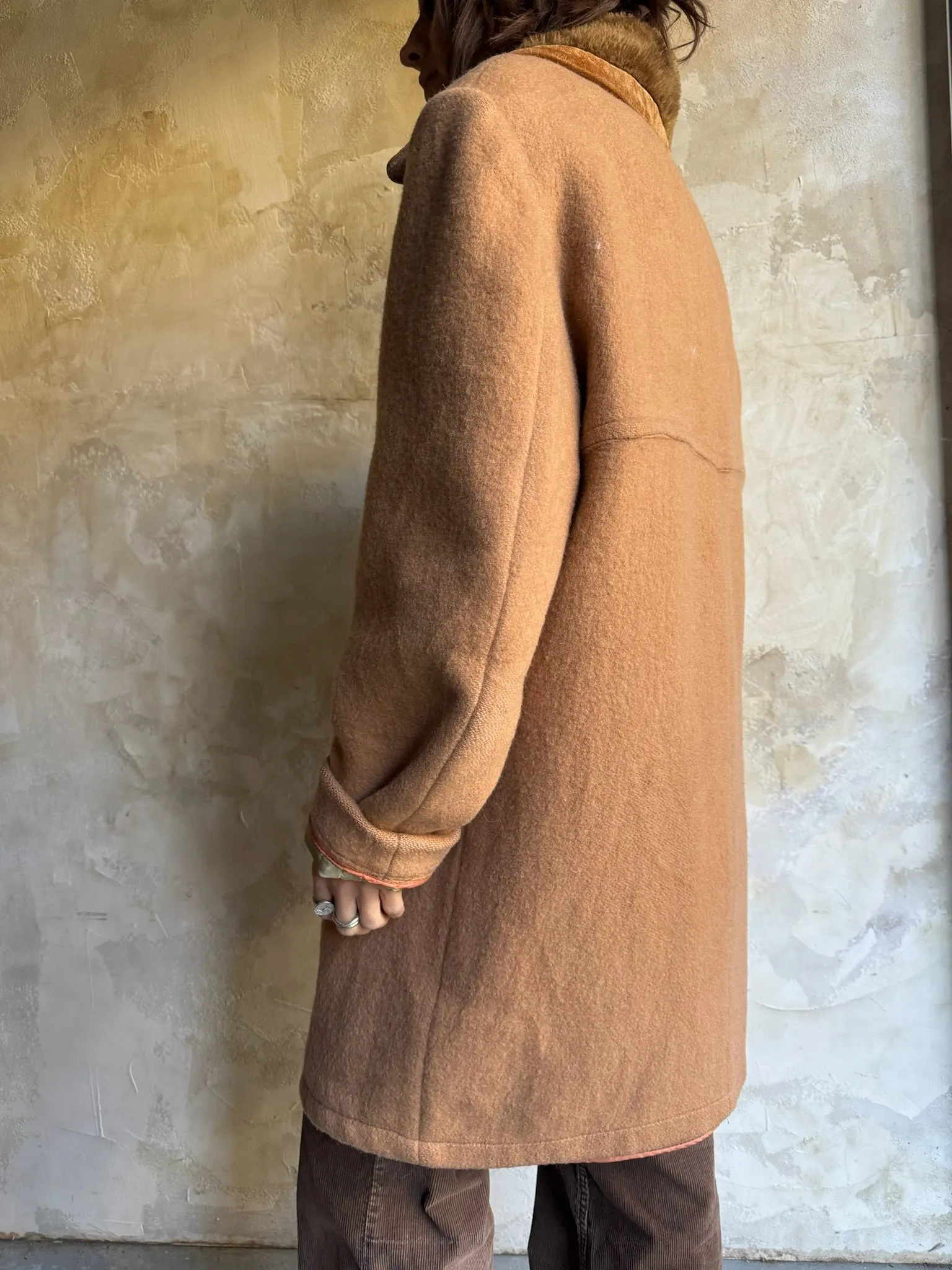 Hudson's Bay Tan Wool Coat