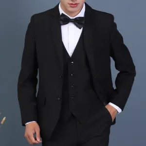 IKEARLAX  Suit Suit Men's Suit Men's Three-Piece Suit Suit Work Clothes Business Wear Jacket Wedding, Marriage Formal Dress Groomsman Suit