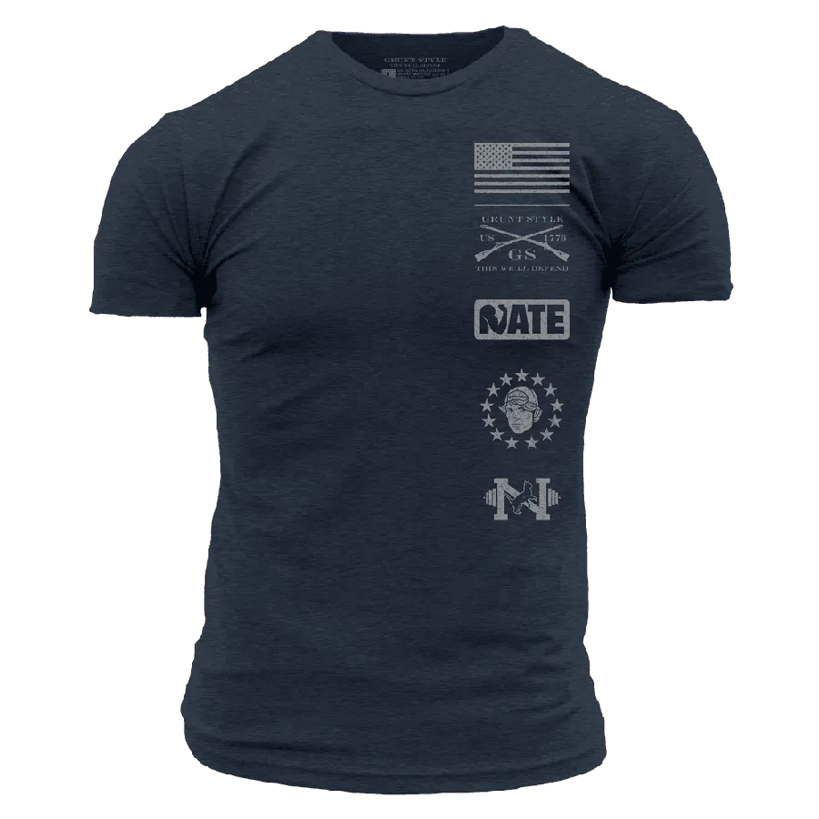 It's Nate - One Day Or Day One T-Shirt - Midnight Navy