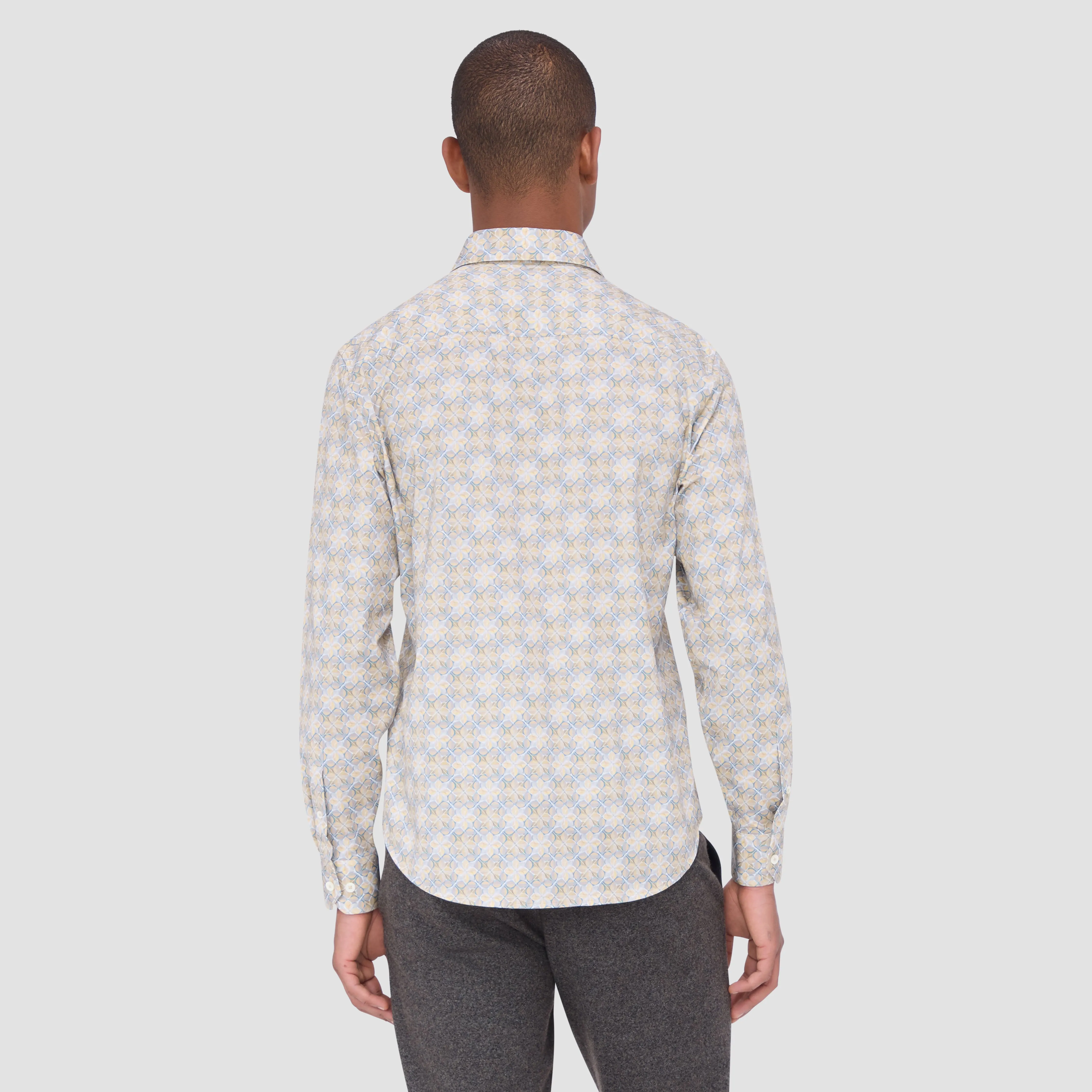 James Geometric Abstract OoohCotton Shirt