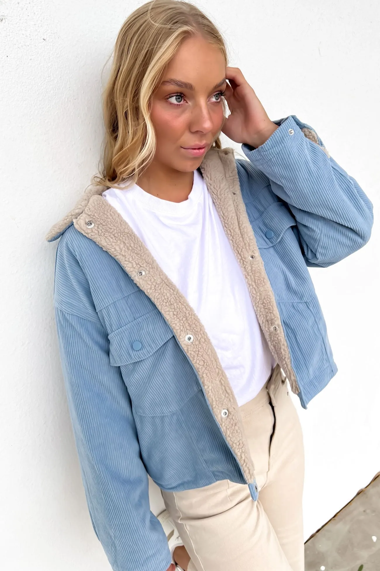 James Jacket Light Blue