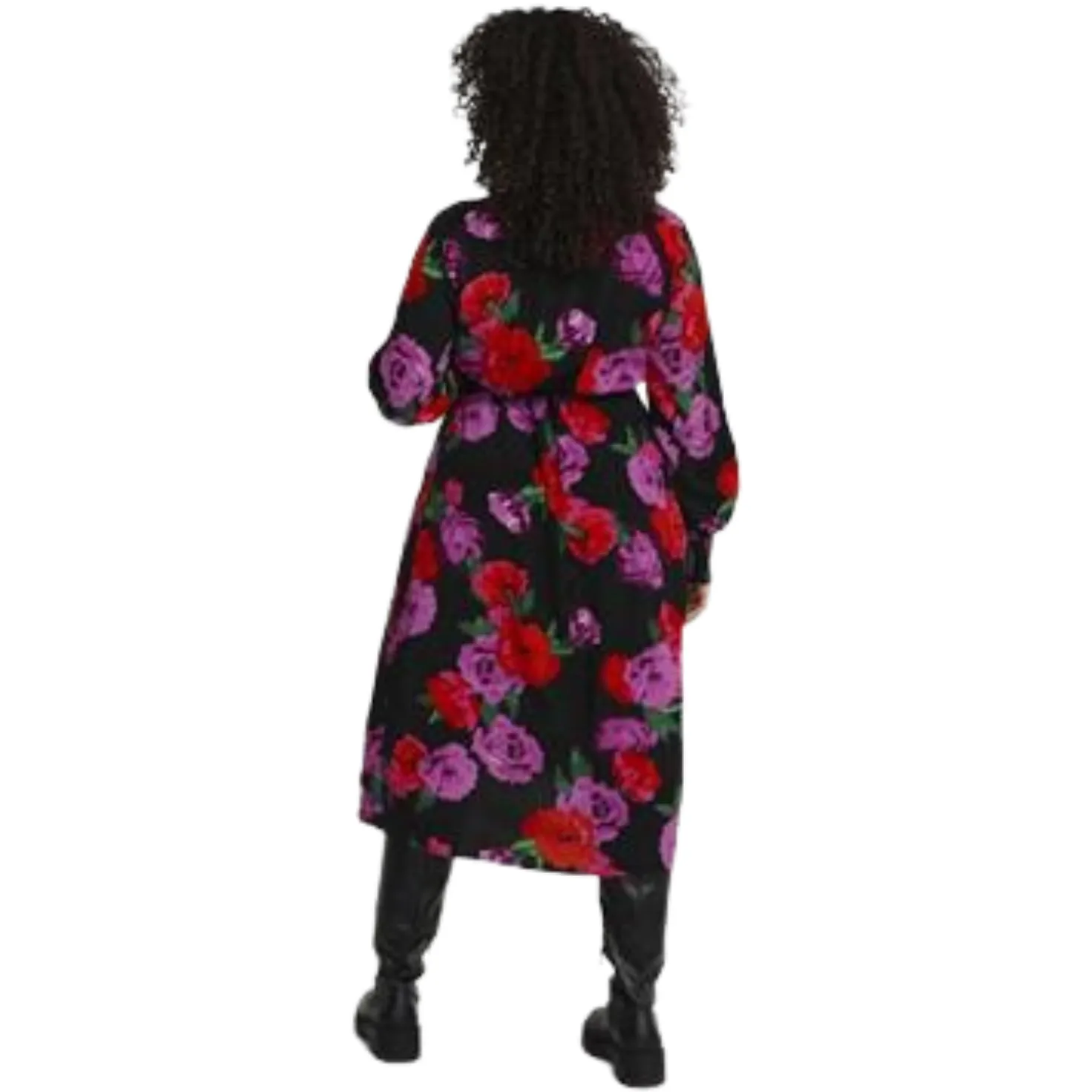 Kaffe Rosalia Wrap Dress in Floral Print