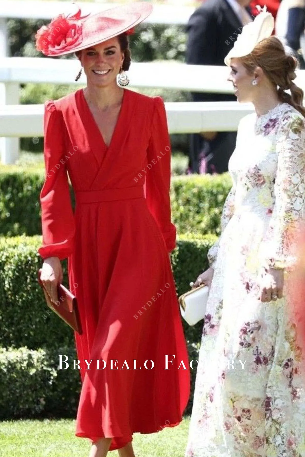 Kate Middleton 2023 Royal Ascot Red Maxi Dress