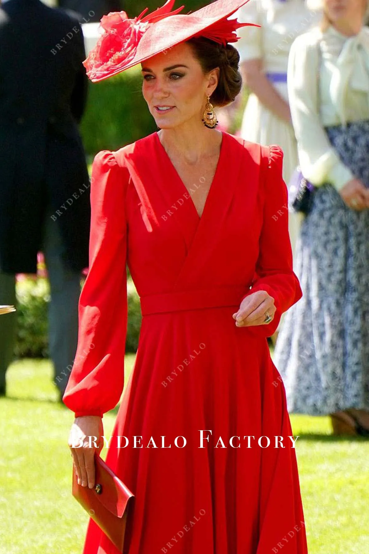 Kate Middleton 2023 Royal Ascot Red Maxi Dress