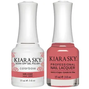 Kiara Sky All-in-One Gel   Polish Duo - 5050 Girl Code