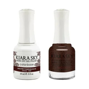 Kiara Sky Classic Gel & Polish Duo - #457 Frosted Pomegranate