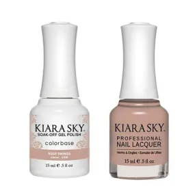 Kiara Sky Classic Gel & Polish Duo - #530 Nude Swings