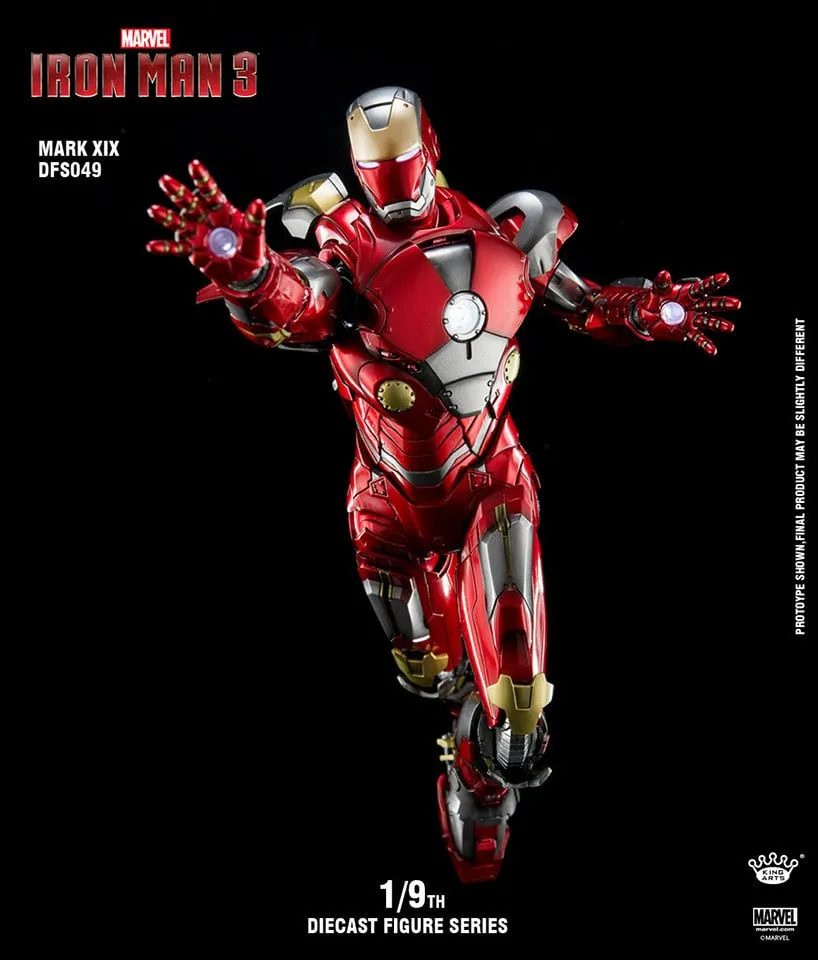 KING ARTS DIECAST IRON MAN MARK XIX - MARK 19 1/9 SCALE - DFS049