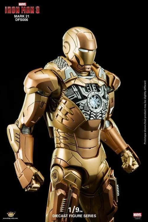 KING ARTS IRON MAN MARK XXI - MARK 21 MIDAS 1/9 SCALE - DFS006