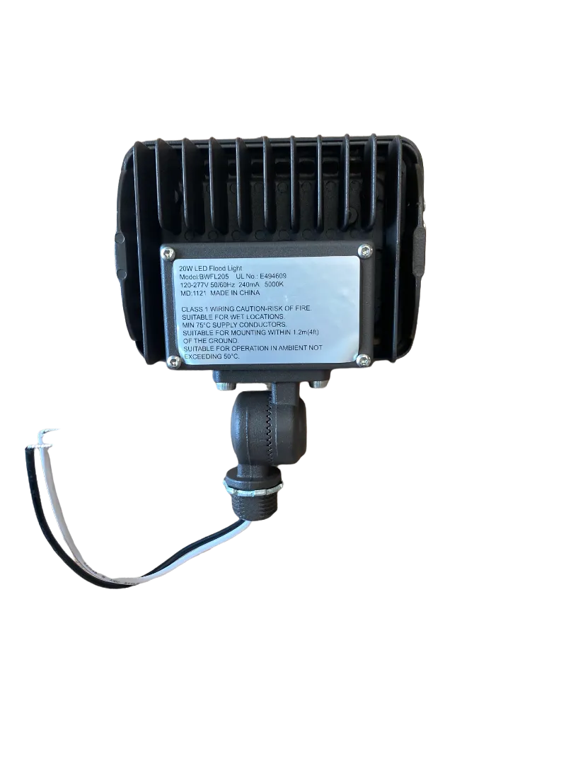 Knuckle Mount Flood Light 20w, 50w, 75w 5000K  10 Year Warranty