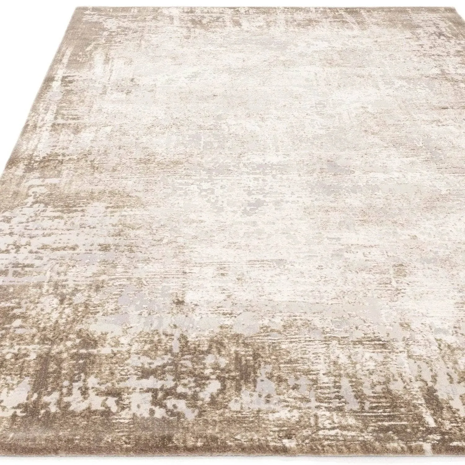 Kuza Border Beige Rug - Multiple Sizes