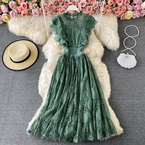 Lace Elegant Dress, Boho Summer Dress For Women