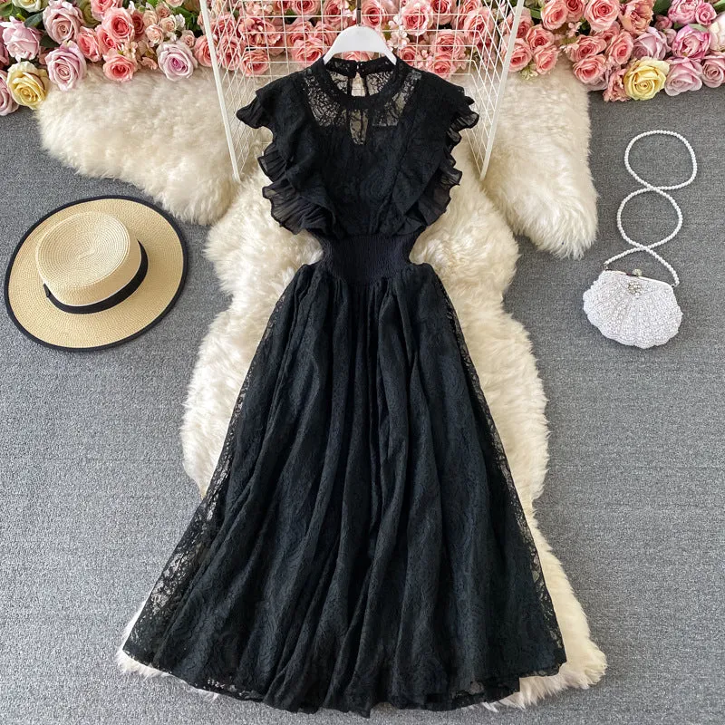 Lace Elegant Dress, Boho Summer Dress For Women