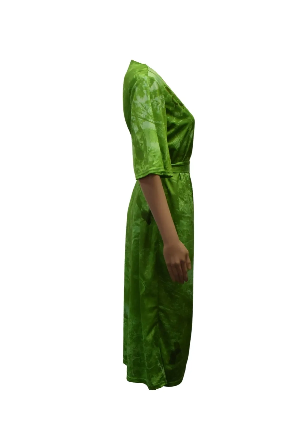 Ladies Sun Safe Outdoor Wrap Dress - Rainforest - Made of Recycled fabric