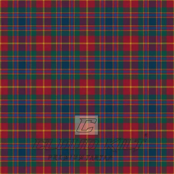 Lands End Maroon Premium Tartan Kilt