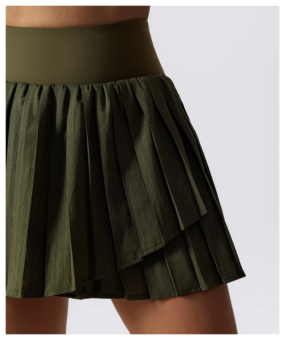 Layered Front Tennis Skirt