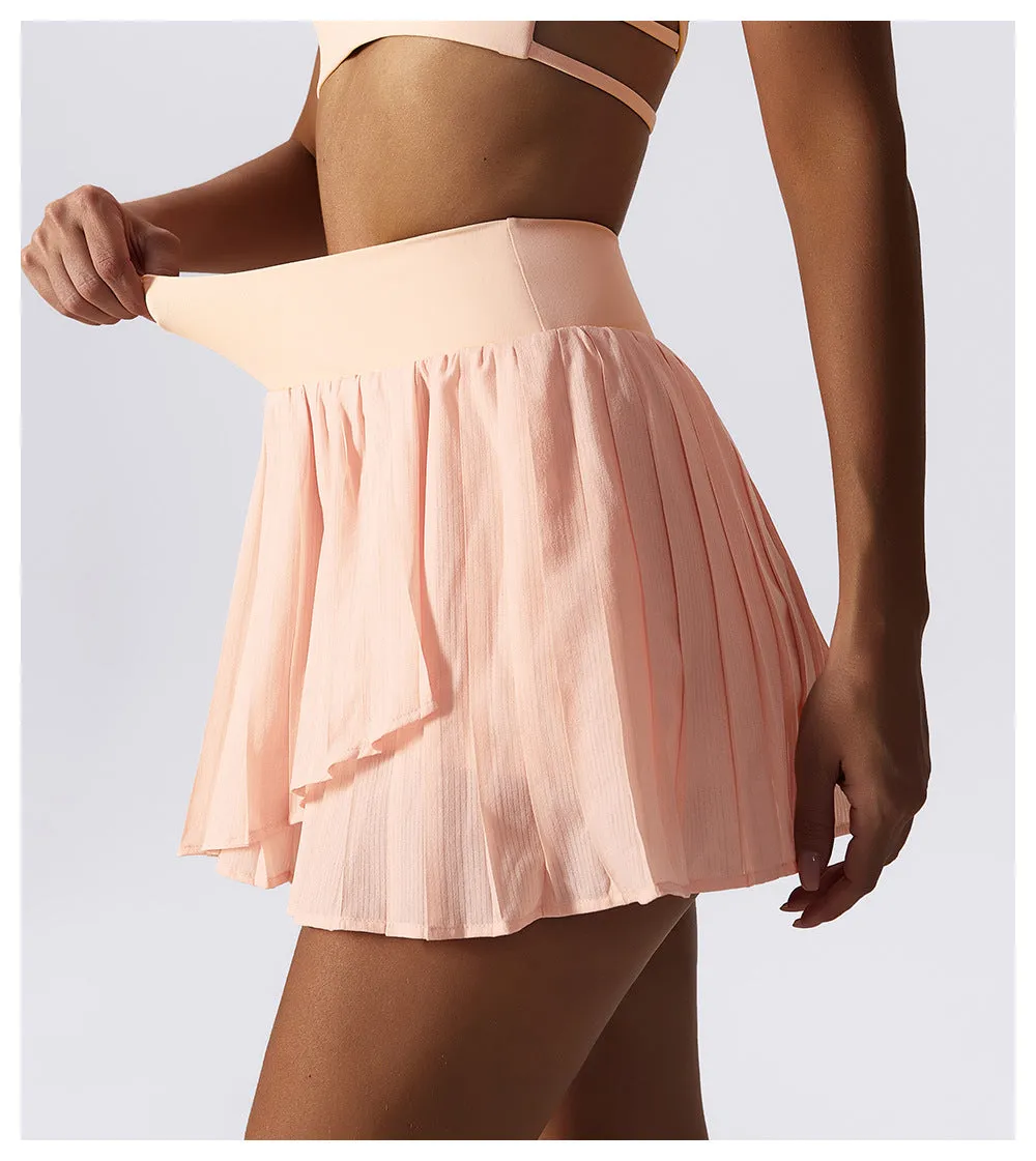 Layered Front Tennis Skirt