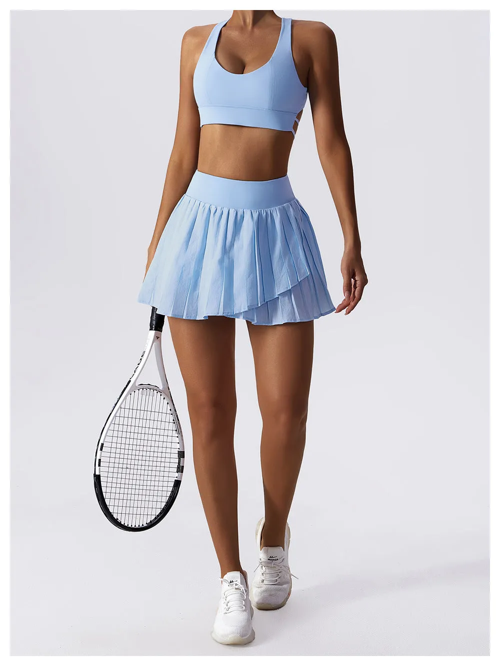 Layered Front Tennis Skirt