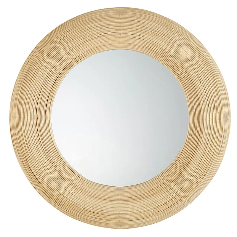 Light Bamboo Mirror