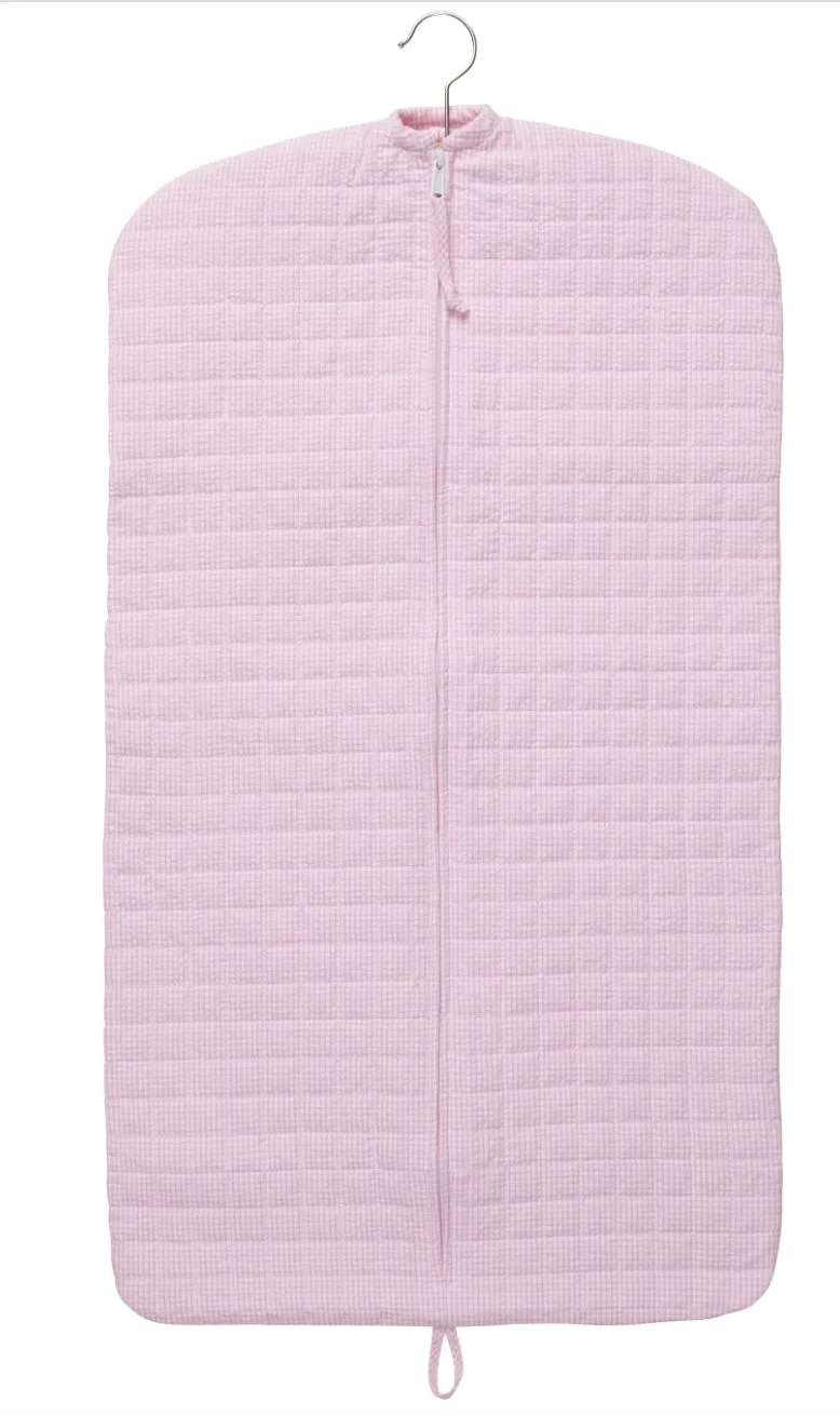 Light Pink Quilted Luggage