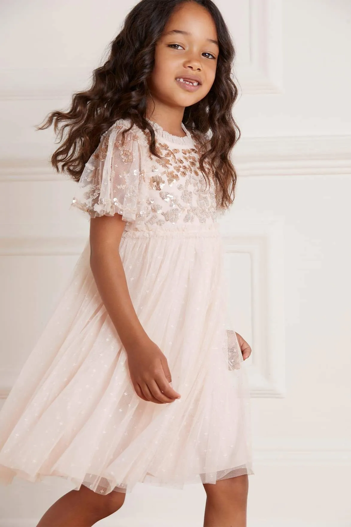 Lilybelle Sequin Kids Dress