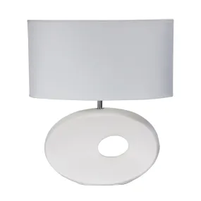 LOUISE Ceramic Table Lamp with Shade White