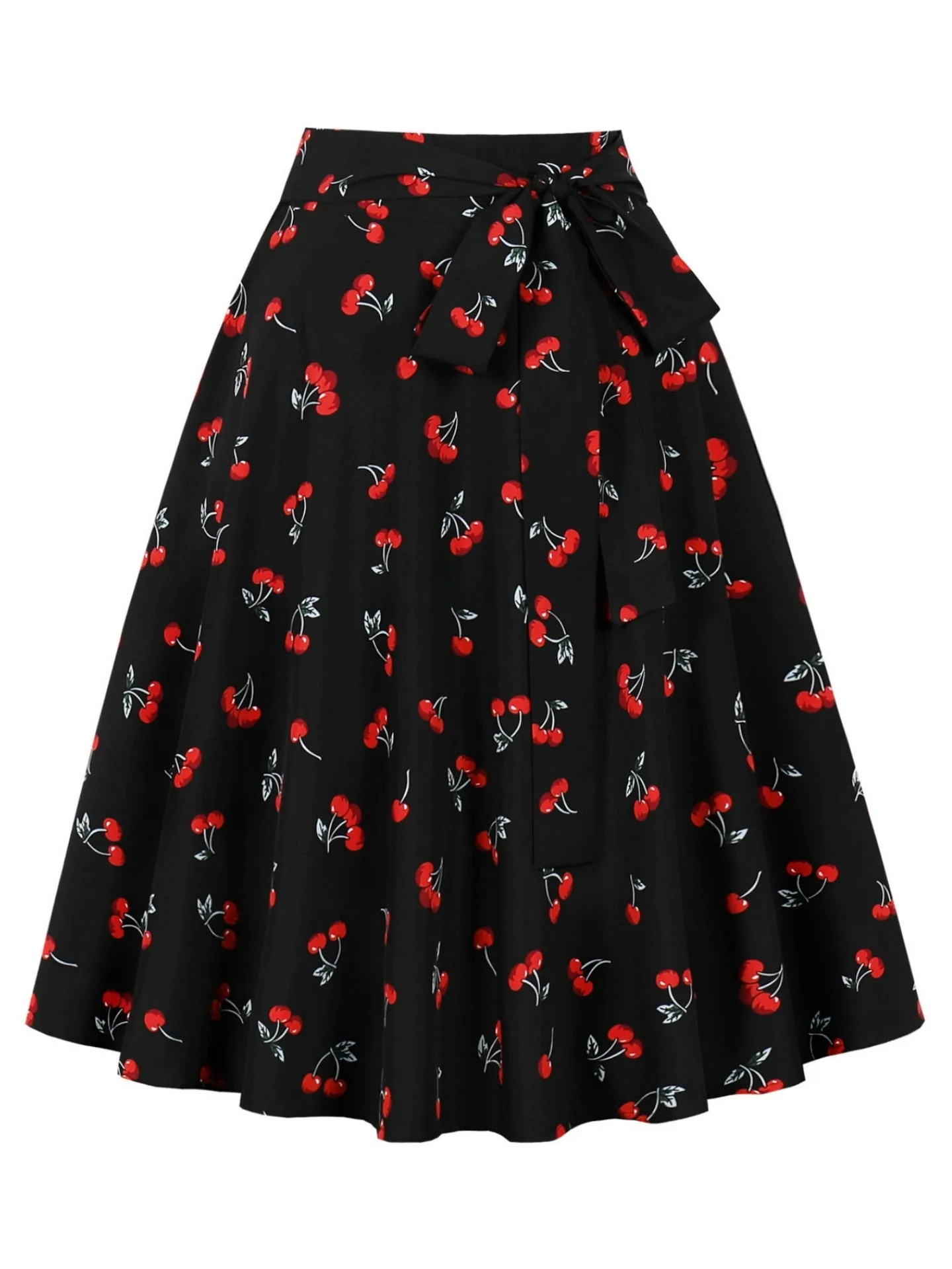 LovelyRLovely Strawberry Printed Long Skirt