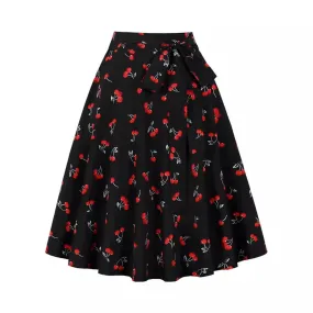 LovelyRLovely Strawberry Printed Long Skirt