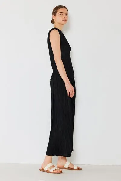 Marina West Pleated Wide-Leg Pants