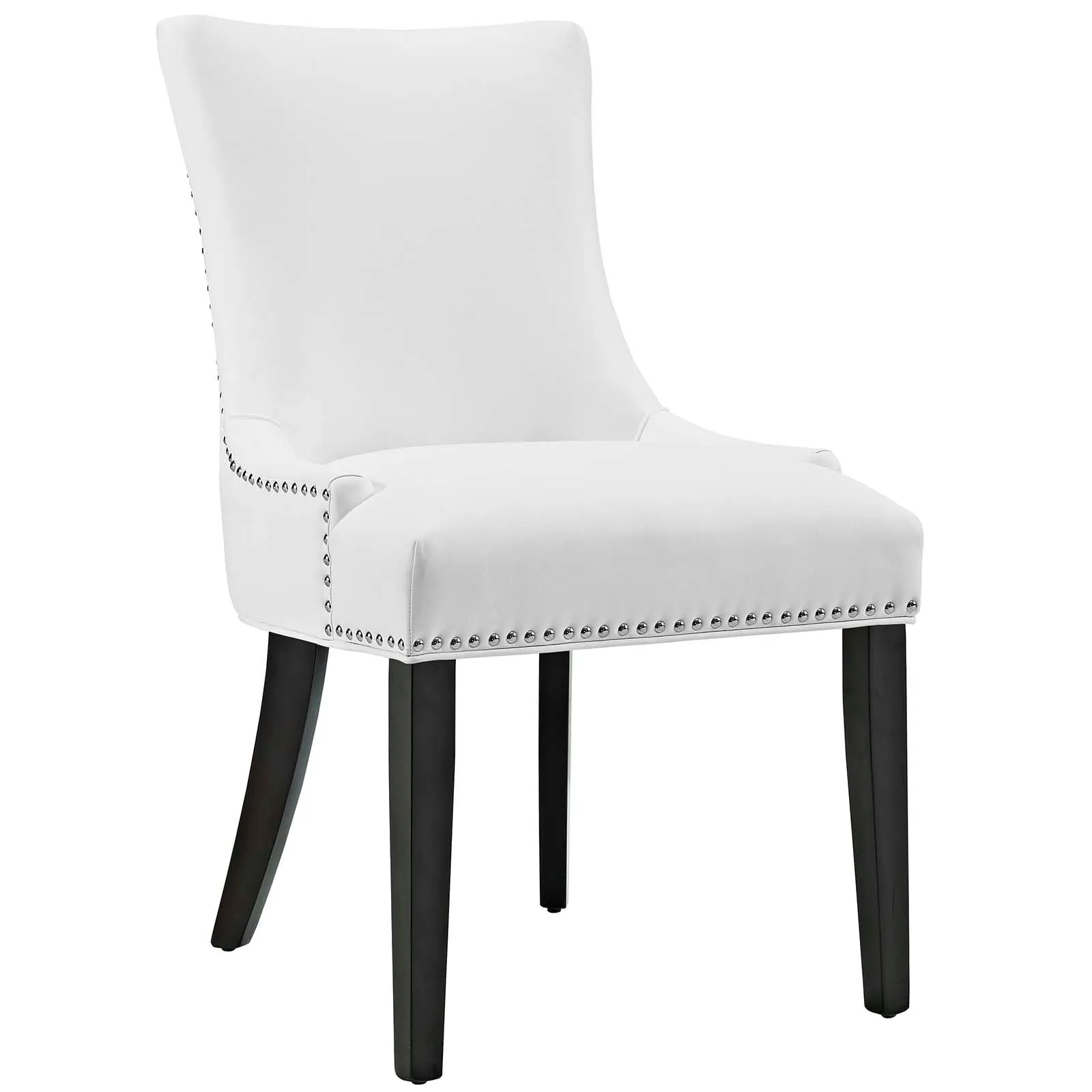 Marquis Vegan Leather Dining Chair White EEI-2228-WHI