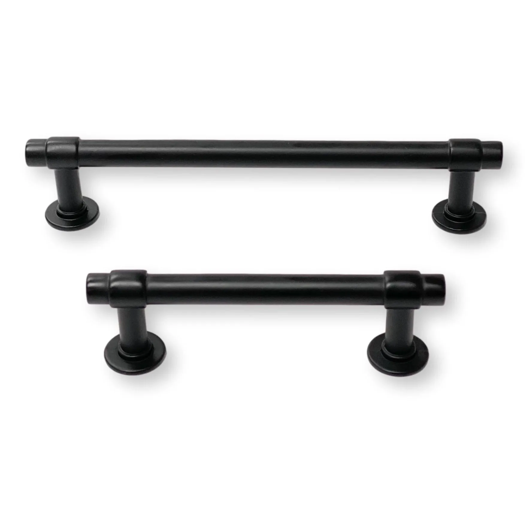 Matte Black "Farmhouse" Cabinet Knob and T-Bar Drawer Pulls